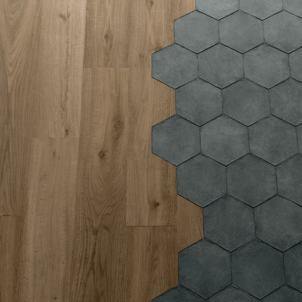 216x250mm Marca Corona - Terracreta Oltremare Hex (ESA)