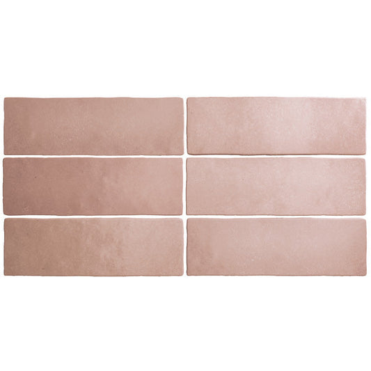 65x200mm Equipe Ceramicas -  Magma Coral Pink