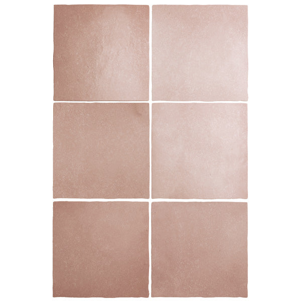 132x132mm Equipe Ceramicas -  Magma Coral Pink