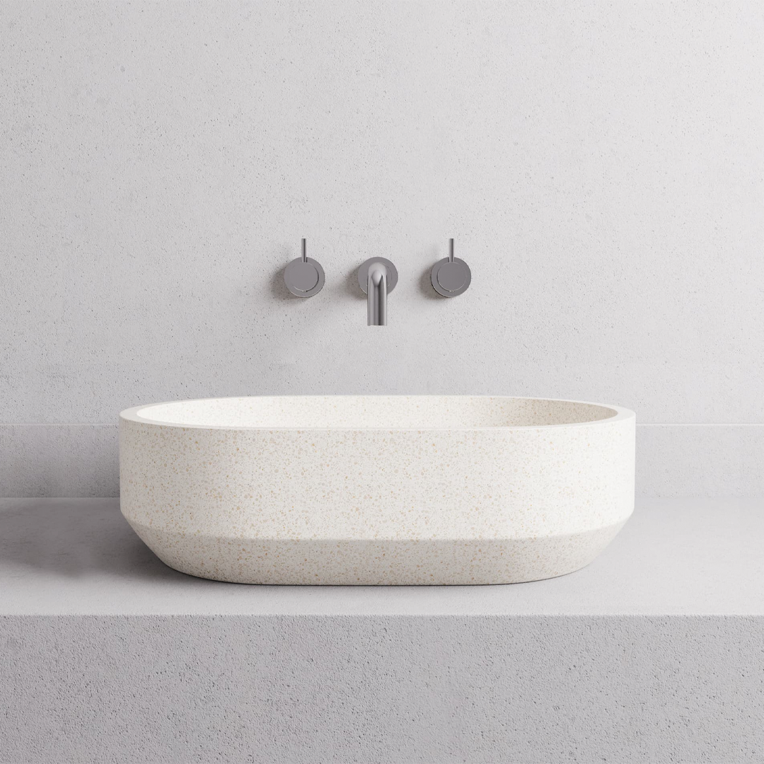 295x450x145mm Madu Living - Eden Oval Small Basin White