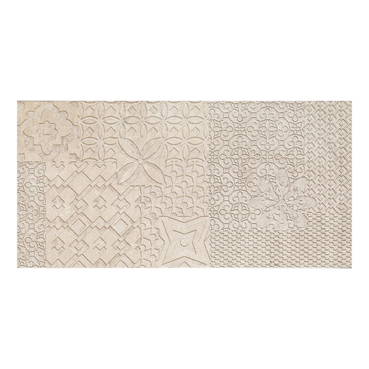 298x598mm Ceramiche Piemme - Castlestone Incisco Almond