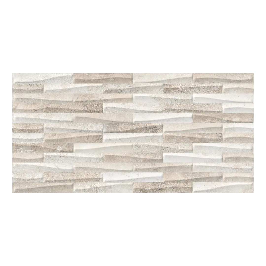 298x598mm Ceramiche Piemme - Castlestone Muretto Almond