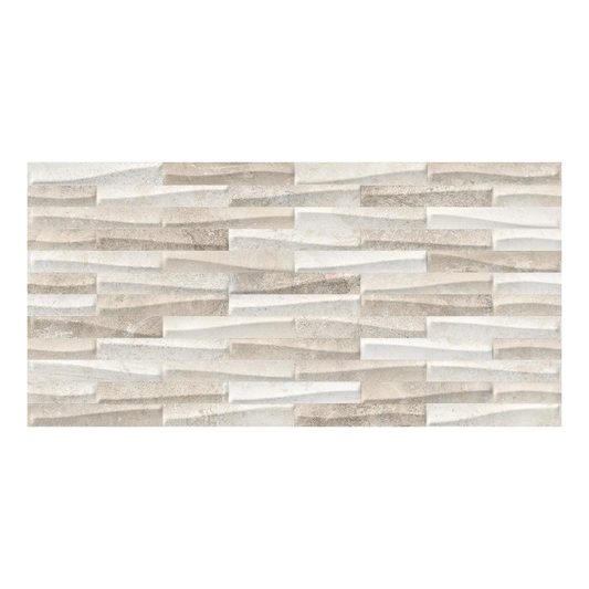 298x598mm Ceramiche Piemme - Castlestone Muretto Almond