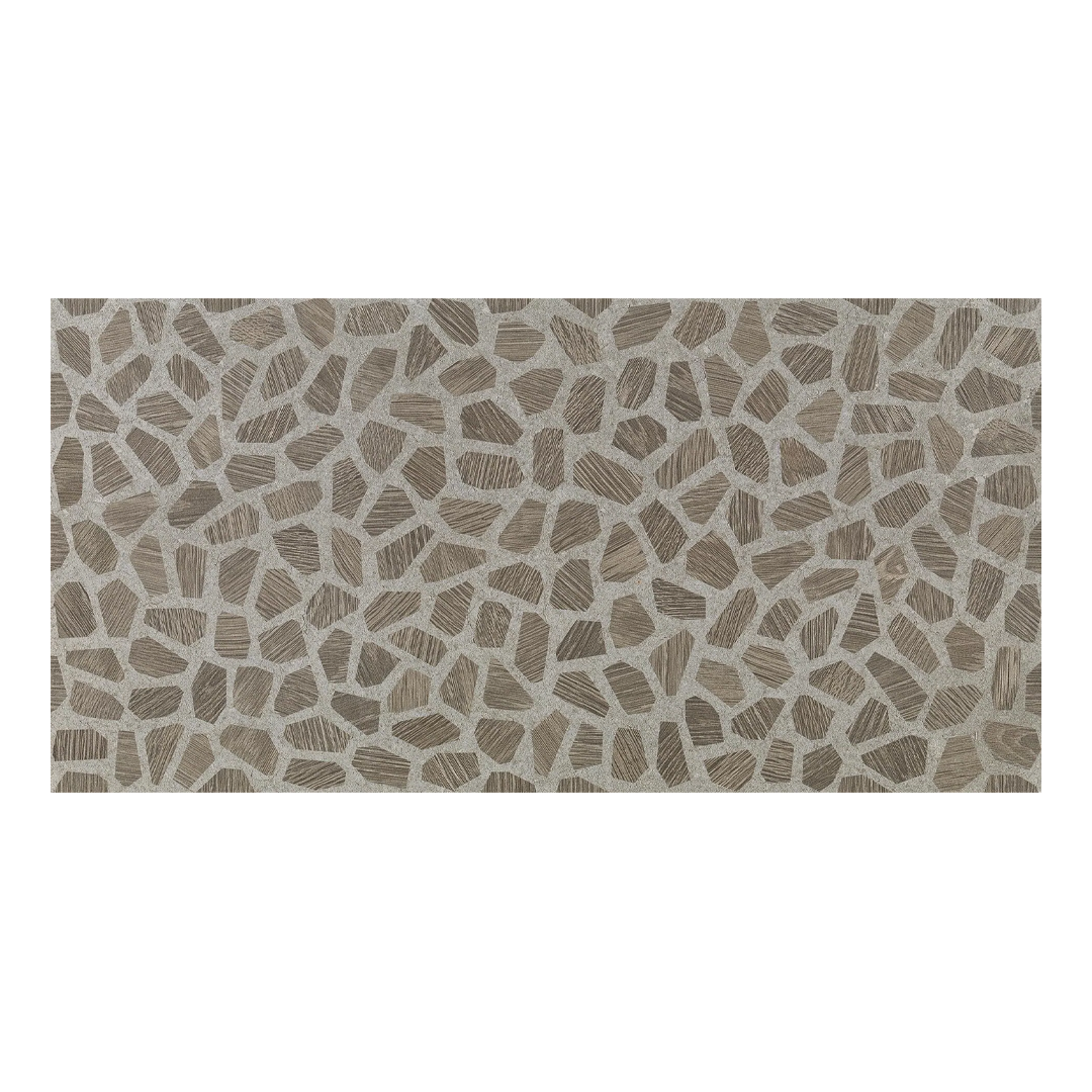300x600mm Ceramiche Piemme - Bits & Pieces Pewter Smoke Facet