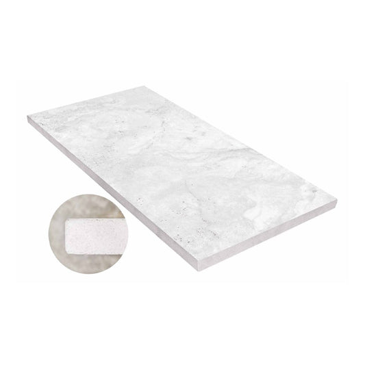 298x600x20mm Everstone - Romestone Argento 20mm Pencil Edge Coping