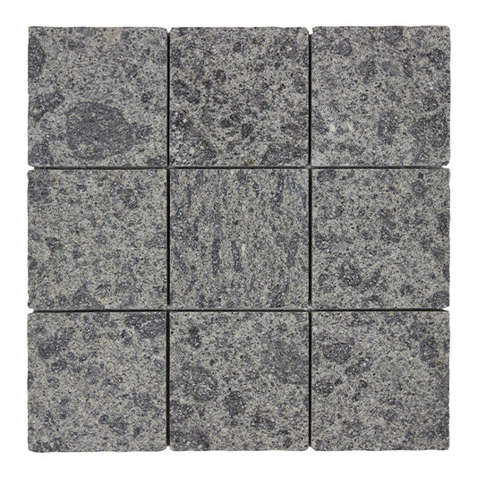 304x304mm EDS - Apollo Pepper Volcanic Stone Cobbles Tumbled Edge