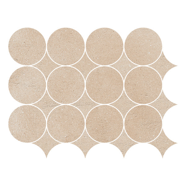 321x416mm Marazzi - Slow Calce Mosaico Circolare