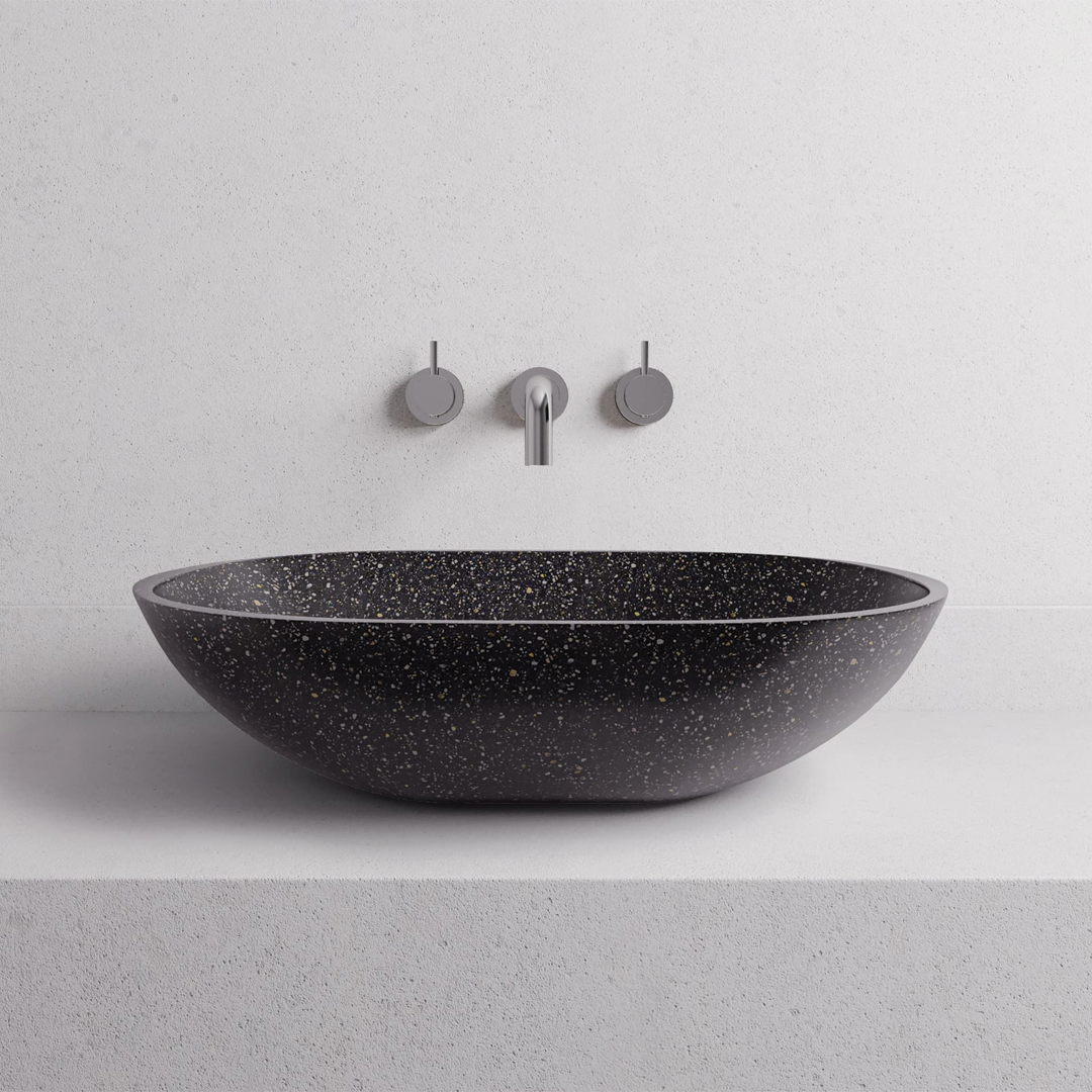 360x500x120mm Madu Living - Maeve Basin Black