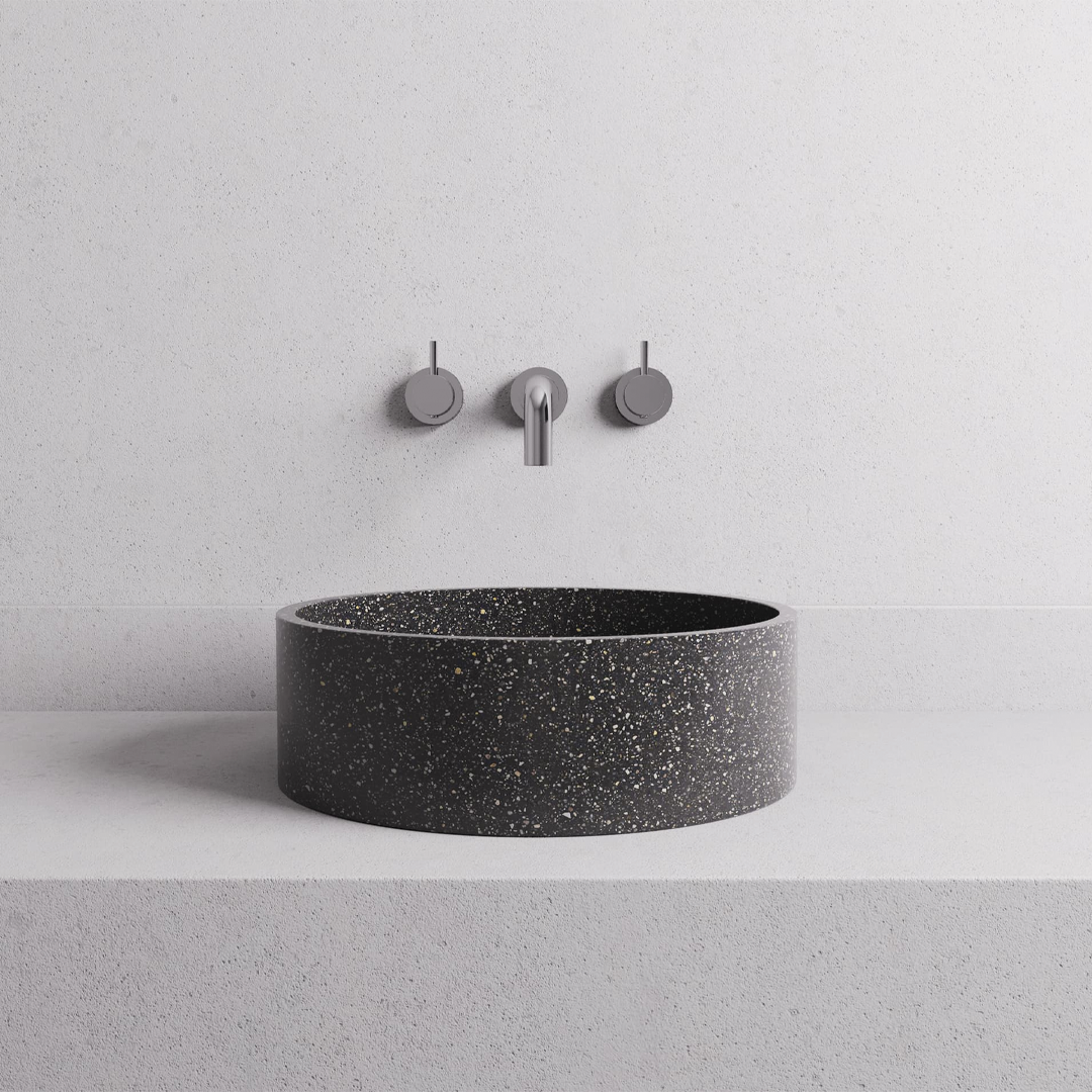 370x370x120mm Madu Living - Bella Basin Black