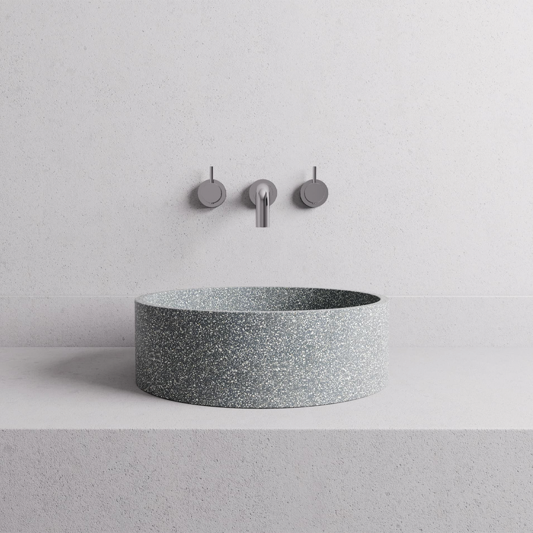 370x370x120mm Madu Living - Bella Basin Grey
