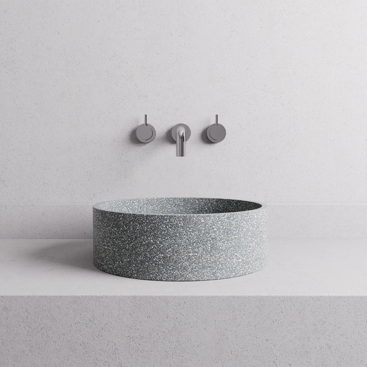 370x370x120mm Madu Living - Bella Basin Grey