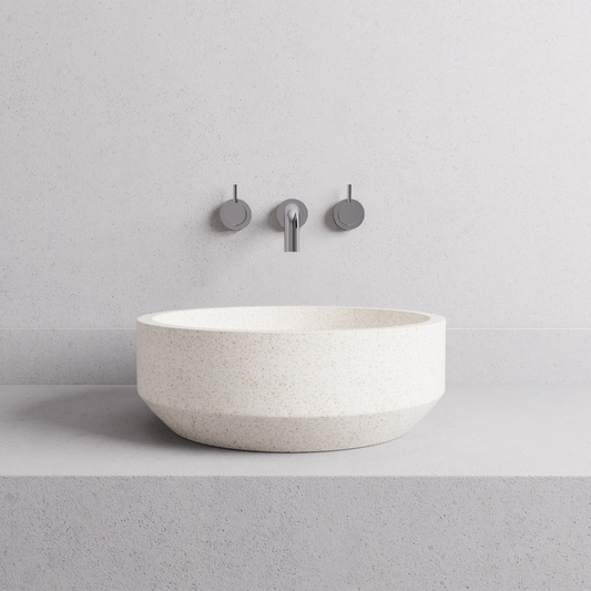 395x395x145mm Madu Living - Eden Round Basin White
