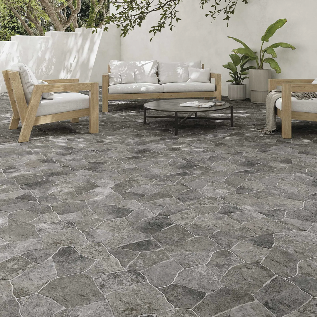 400x620mm Realonda - Arkansas Charcoal Flagstone