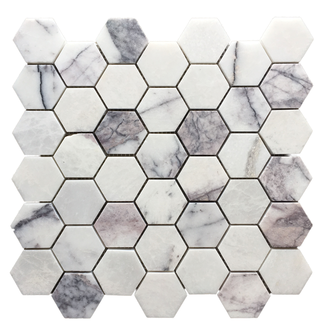 300x300mm EDS - New York Hexagon Marble Mosaic