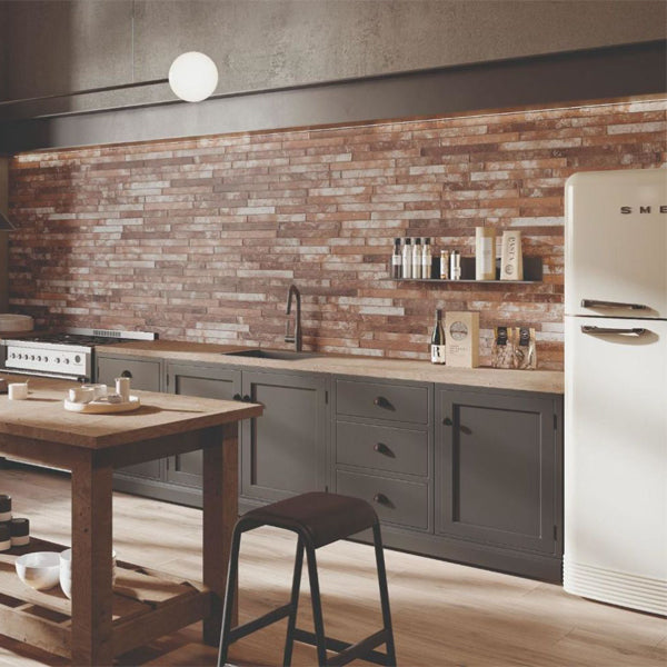 48x450mm Rondine - Harlem Red Brick