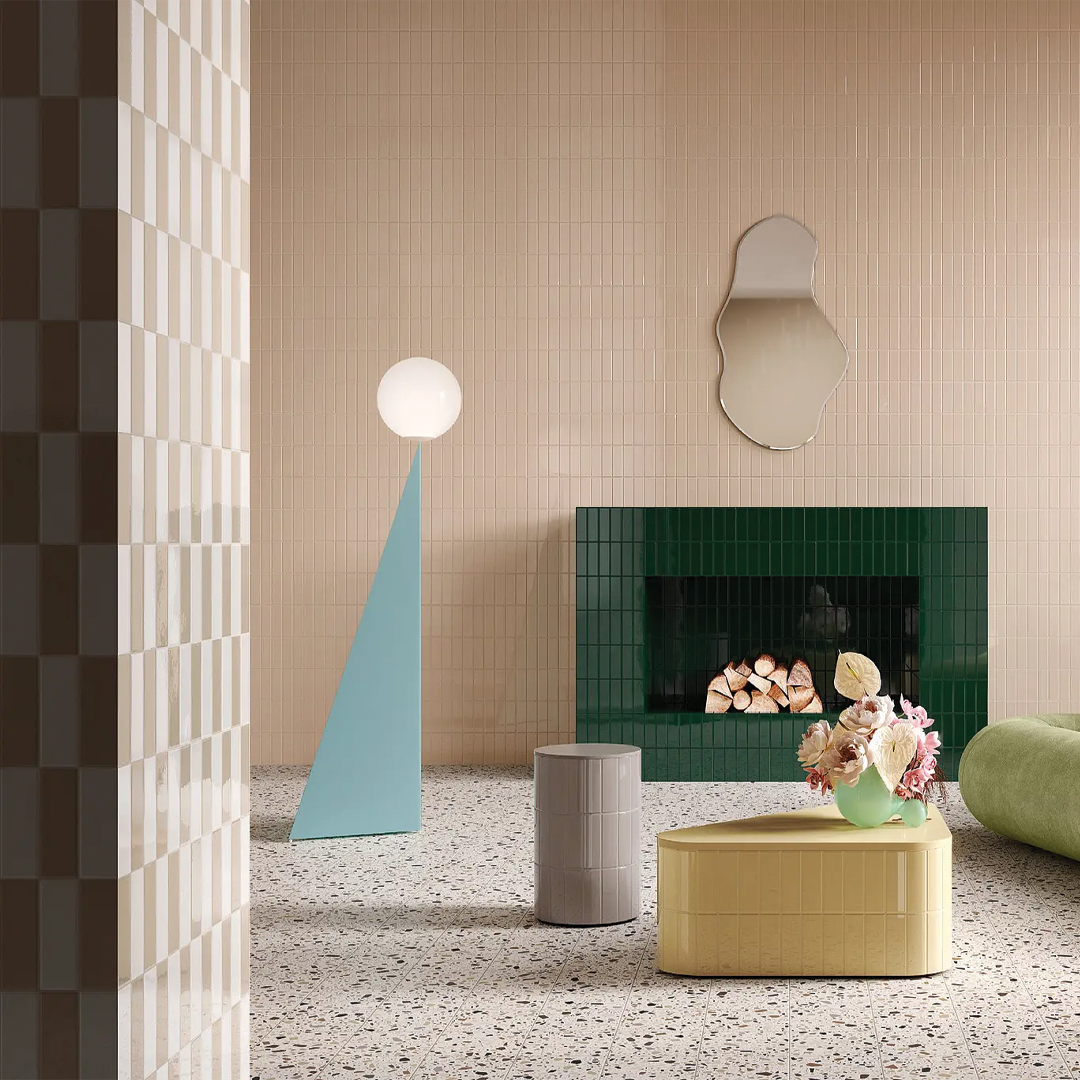 50x150mm Quintessenza Ceramiche - FargBlock Bianco Lucido