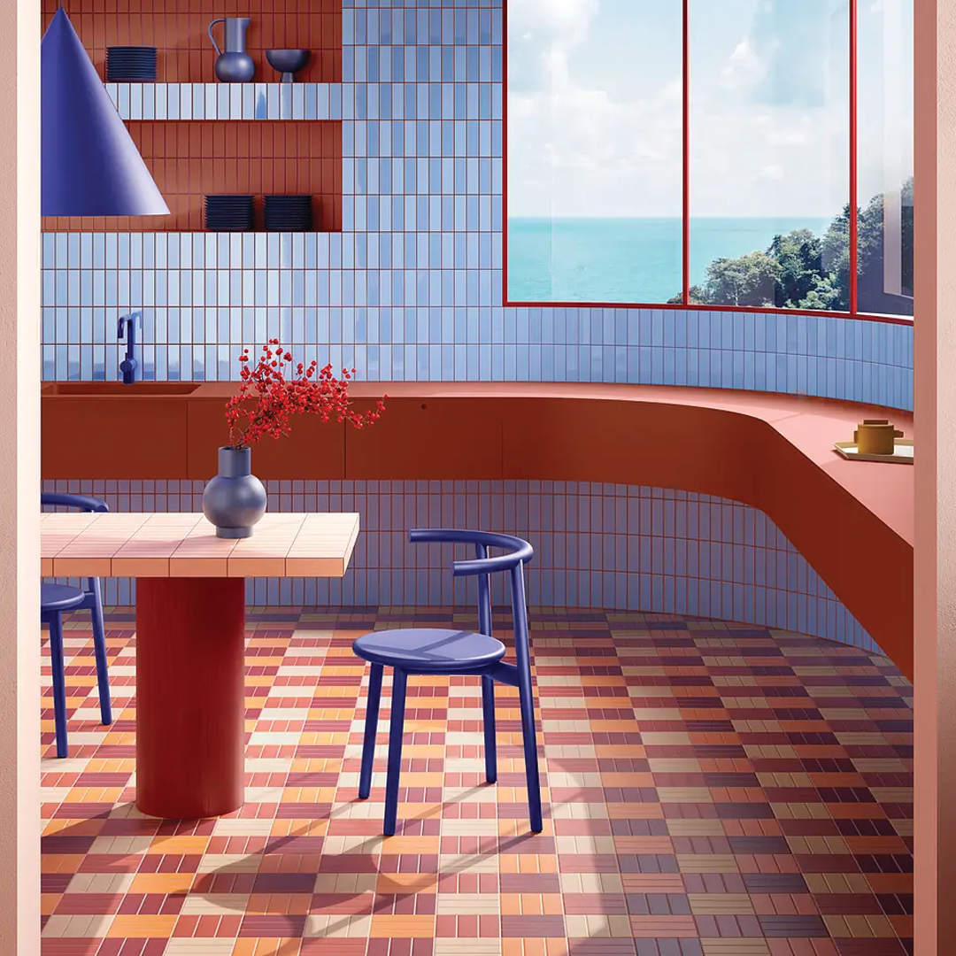 50x150mm Quintessenza Ceramiche - FargBlock Cinnamon Matt