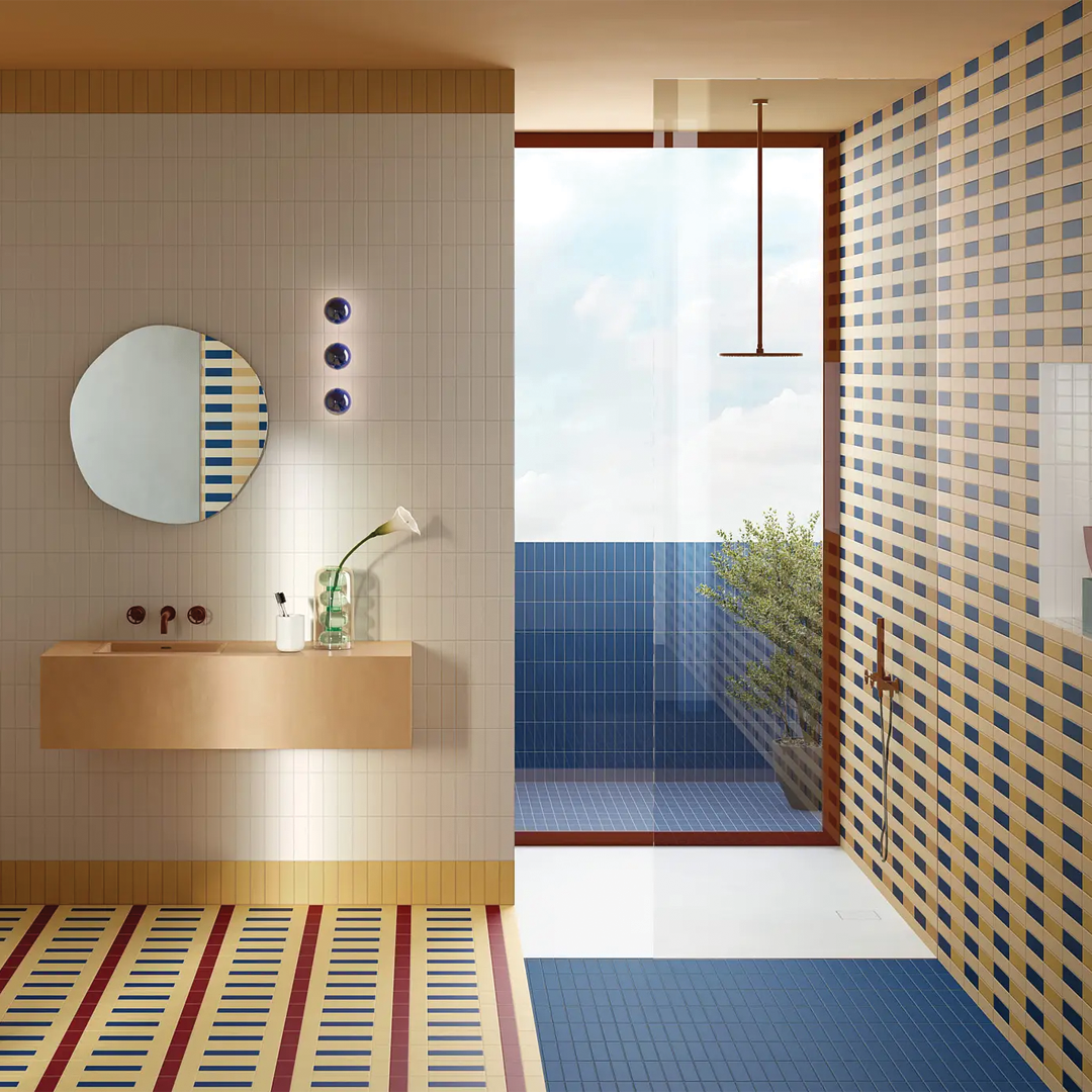 50x150mm Quintessenza Ceramiche - FargBlock Mustard Matt