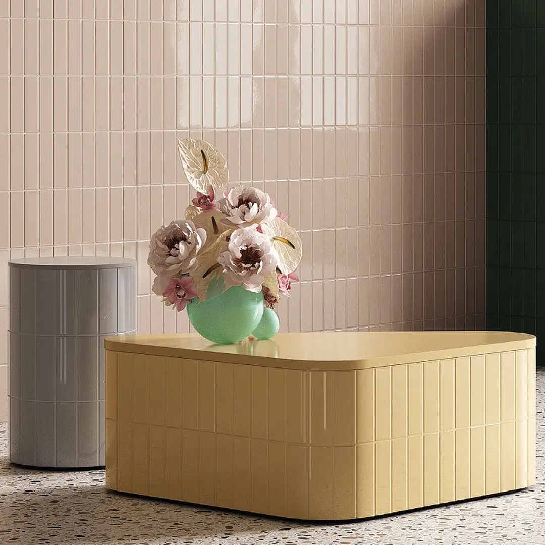 50x150mm Quintessenza Ceramiche - FargBlock Sabbia Lucido