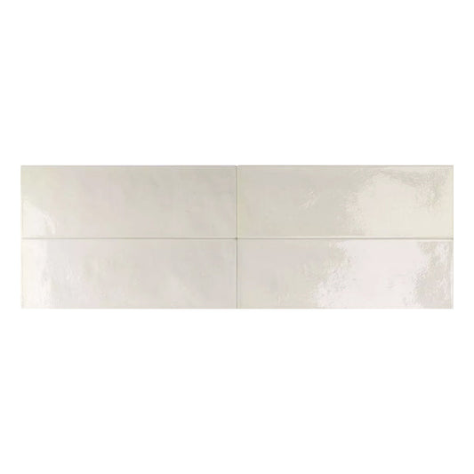 50x150mm Self Style - Mini Subway Off White Gloss