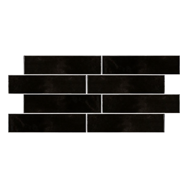 58x242mm Capucino Ceramics - Casablanca Black 1001