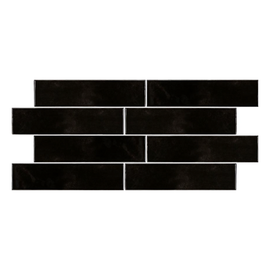 58x242mm Capucino Ceramics - Casablanca Black 1001
