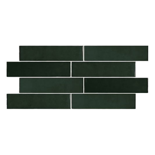 58x242mm Capucino Ceramics - Casablanca Bottle Green 1006