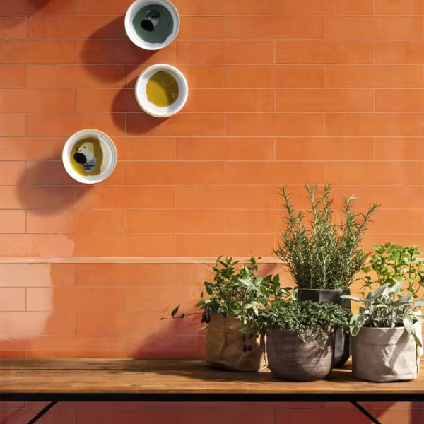 58x242mm Capucino Ceramics - Casablanca Orange 1011