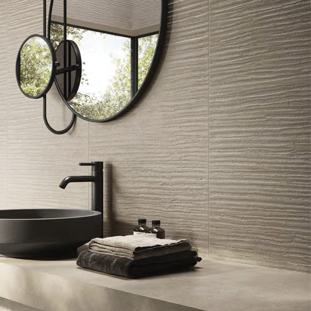 598x1198mm Ceramiche Piemme - Cement Handmade Vibes Fango