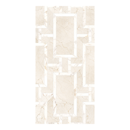 600x1200mm Vallelunga Ceramica - Intarsi Warm Thera