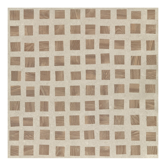 600x600mm Ceramiche Piemme - Bits & Pieces Pearl Grey Quad