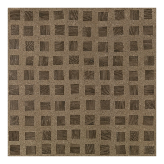 600x600mm Ceramiche Piemme - Bits & Pieces Peat Brown Quad