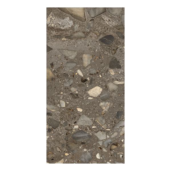604x1208mm Ceramica Fioranese - I Ciottoli Sassi Antracite