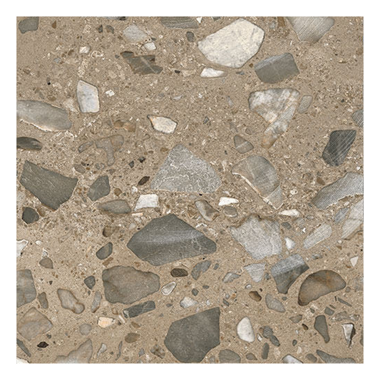 604x604mm Ceramica Fioranese - I Ciottoli Sassi Argilla