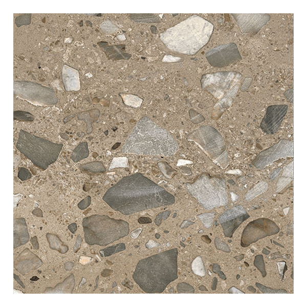 604x604mm Ceramica Fioranese - I Ciottoli Sassi Argilla Levigato
