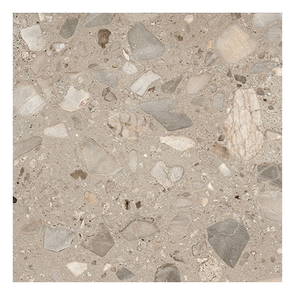 604x604mm Ceramica Fioranese - I Ciottoli Sassi Grigio