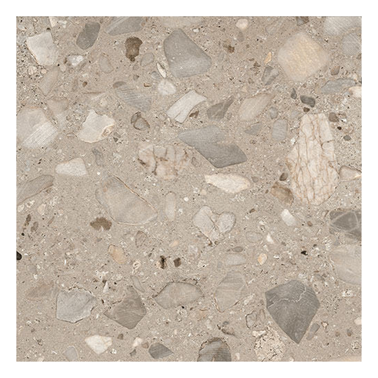 604x604mm Ceramica Fioranese - I Ciottoli Sassi Grigio Levigato