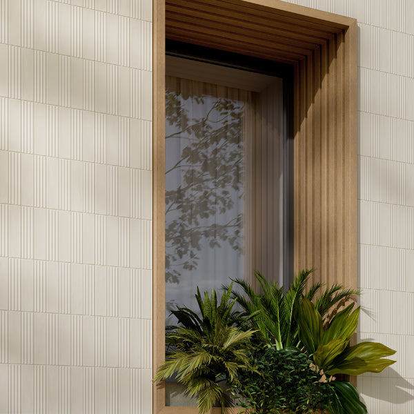 60X250mm Rondine - Volume Pyramid Ivory