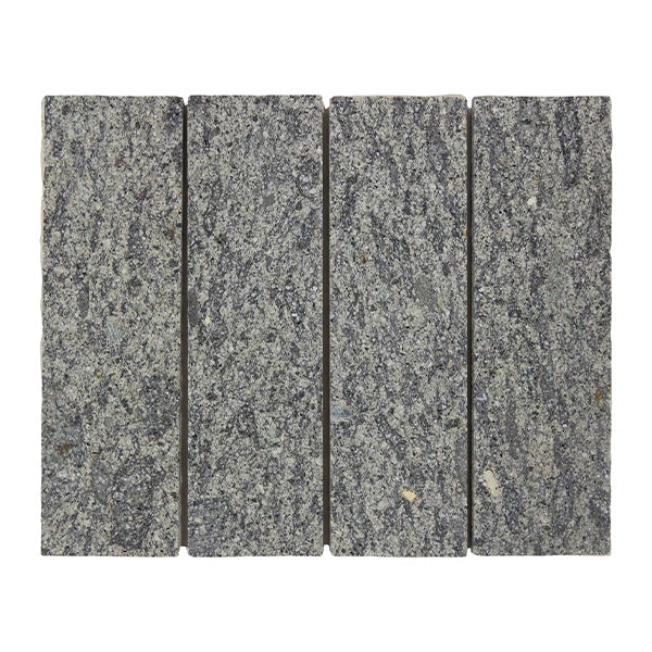 60x200mm EDS - Apollo Pepper Volcanic Stone Honed Bricks Tumbled Edge