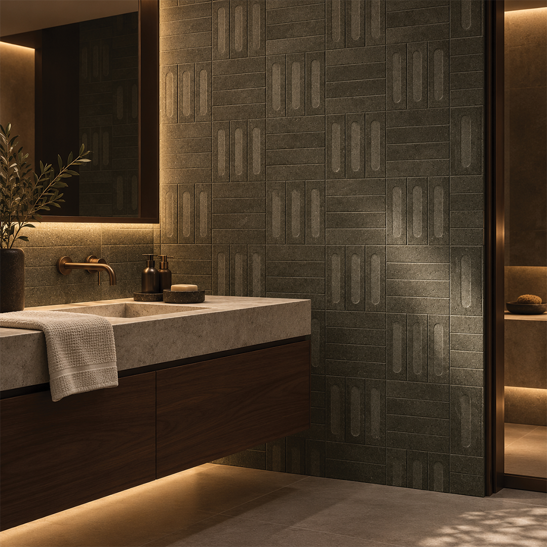 Elite Design Studio -  60x240mm EDS - Fire & Clay Verde - Flat