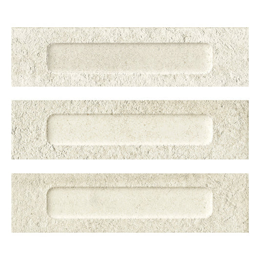60x240mm Marca Corona - Miniature Fornace Formella Bianco Minerale