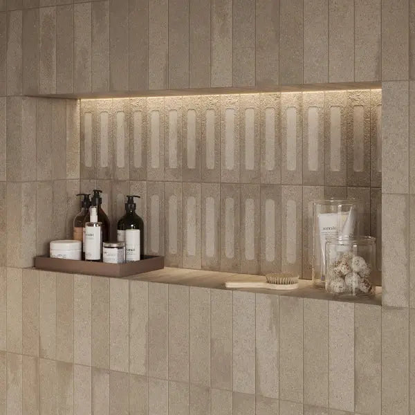 Elite Design Studio -  60x240mm Marca Corona - Miniature Fornace Formella Bruno Bistro