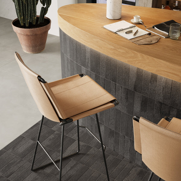 60x240mm Marca Corona - Miniature Fornace Nero Fumo