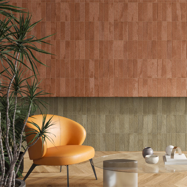 60x240mm Marca Corona - Miniature Fornace Rosso Mattone