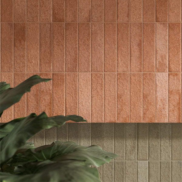60x240mm Marca Corona - Miniature Fornace Rosso Mattone