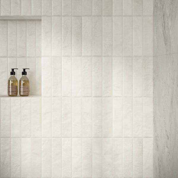 60x240mm Marca Corona - Miniature Cera Bianco Latte