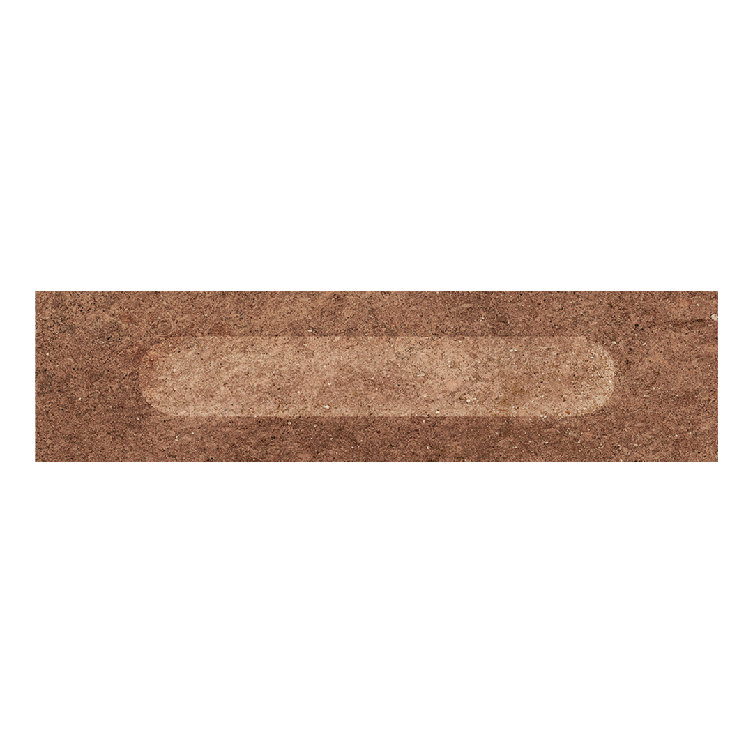 Elite Design Studio -  60x240mm EDS - Fire & Clay Rosso - Decor/Biscuit