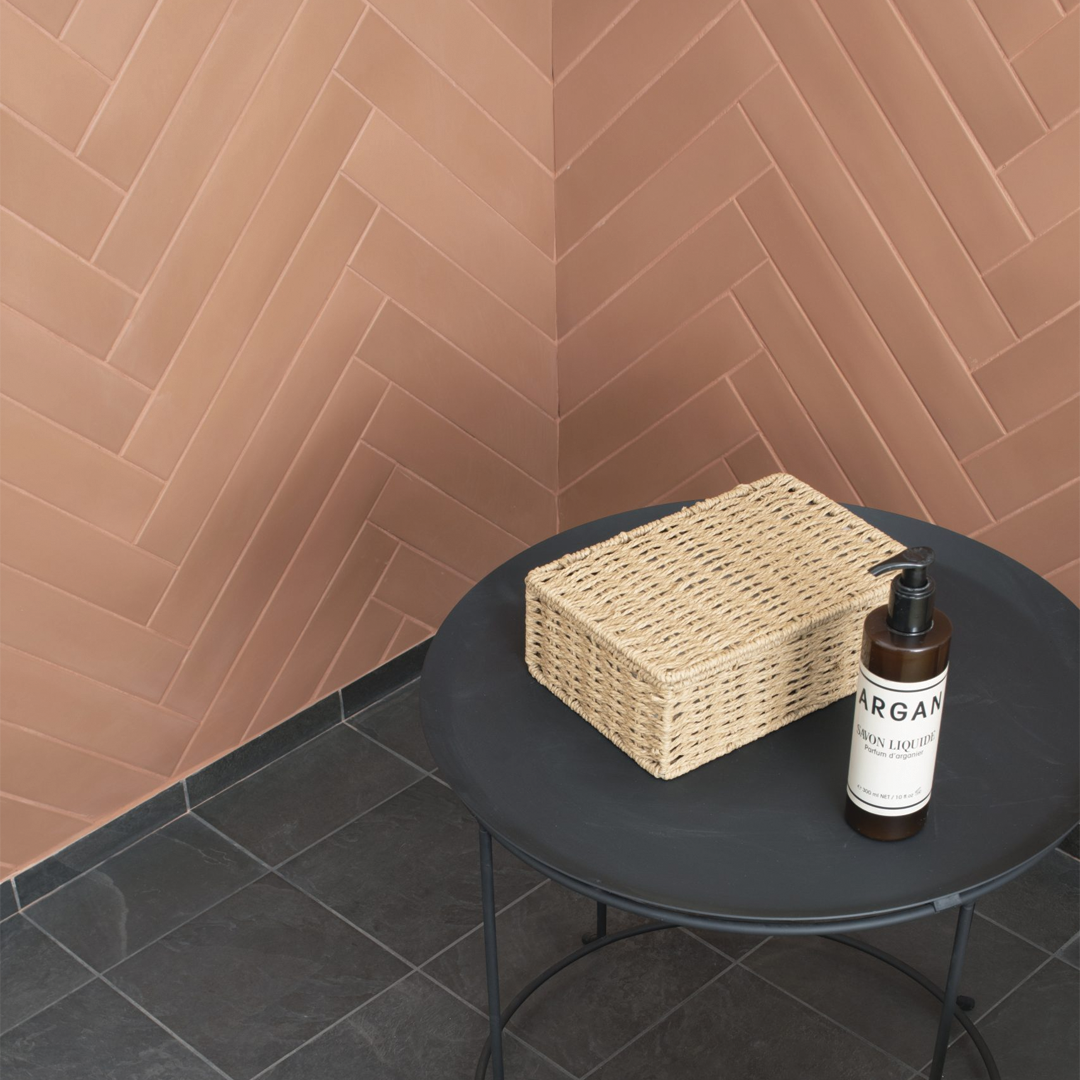 60x370mm Quintessenza Ceramiche - Pigmento Field Terra