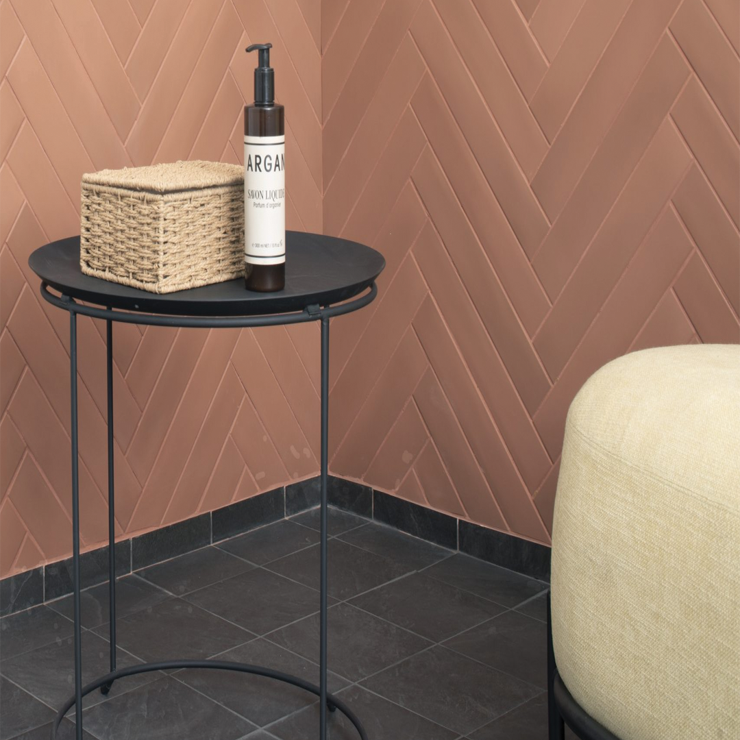 60x370mm Quintessenza Ceramiche - Pigmento Field Terra
