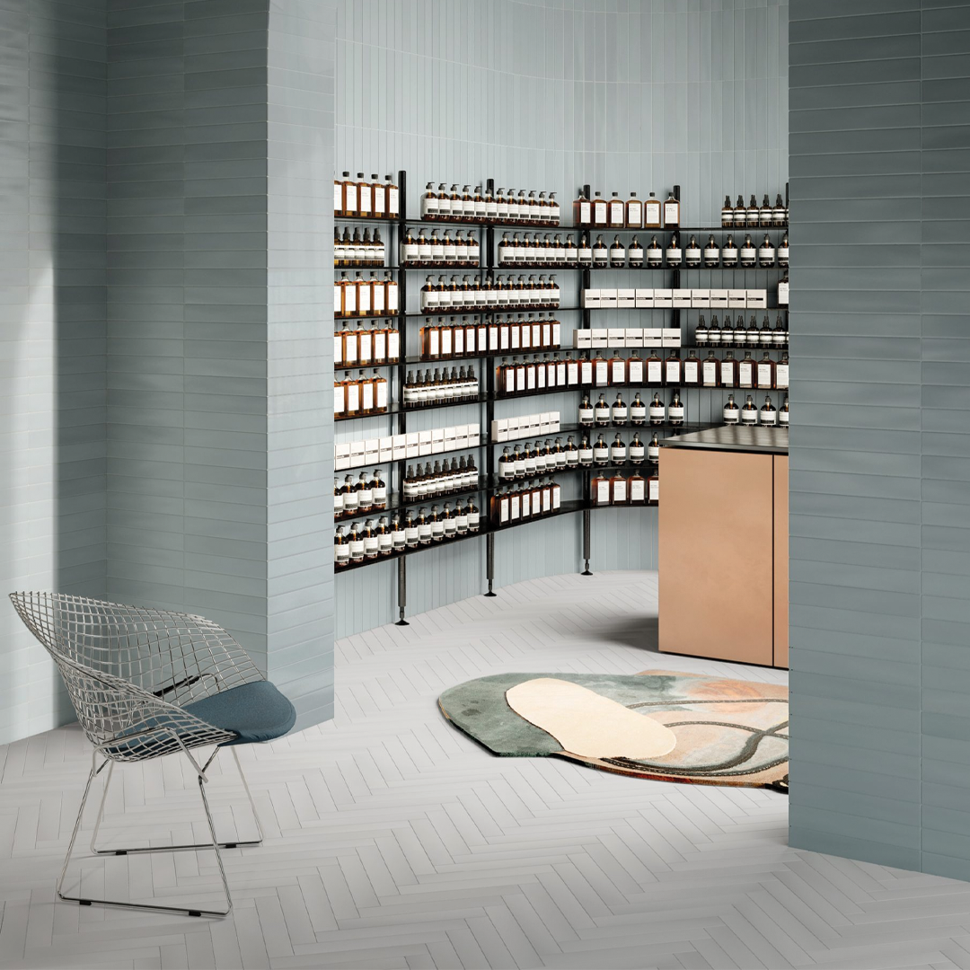 60x370mm Quintessenza Ceramiche - Pigmento Field Verde